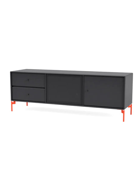 TV & Sound Modul, Octave VI, inkl. ben roseship fra Montana - Anthracite - Jacobsen Plus