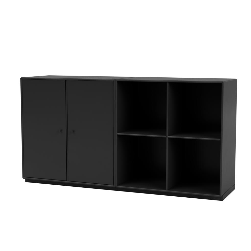 Pair, inkl. sokkel fra Montana - Black / Sokkel 3 cm - Jacobsen Plus