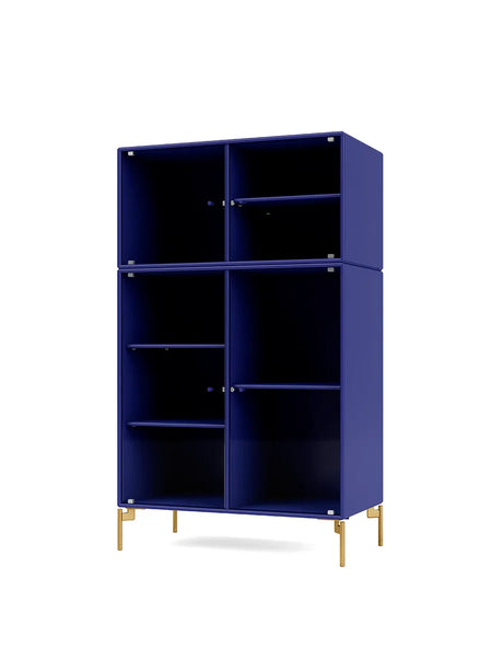 Ripple III Vitrineskab, inkl. ben fra Montana - Monarch / Messing - Jacobsen Plus