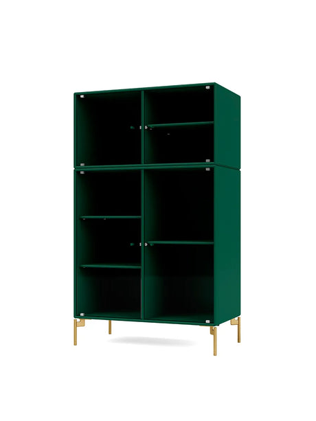 Ripple III Vitrineskab, inkl. ben fra Montana - Pine / Messing - Jacobsen Plus