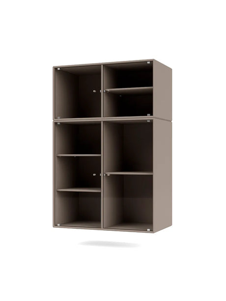 Ripple III Vitrineskab, inkl. ophæng fra Montana - Truffle - Jacobsen Plus