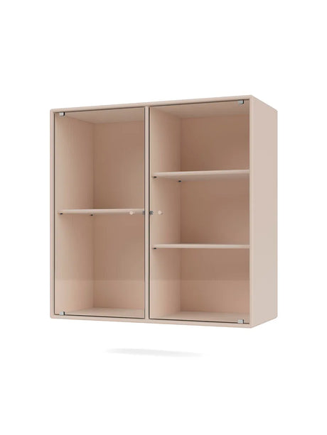 Ripple II Vitrineskab, inkl. ophæng fra Montana - Clay - Jacobsen Plus