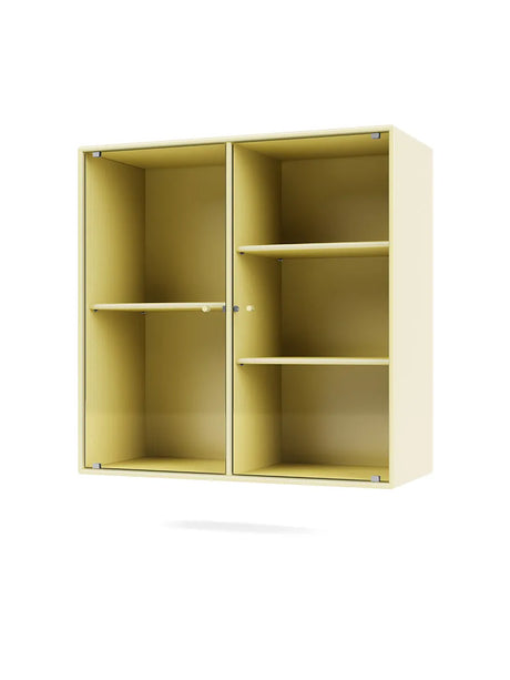 Ripple II Vitrineskab, inkl. ophæng fra Montana - Camomile - Jacobsen Plus