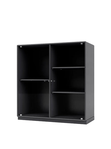 Ripple II Vitrineskab, inkl. ophæng fra Montana - Coal - Jacobsen Plus