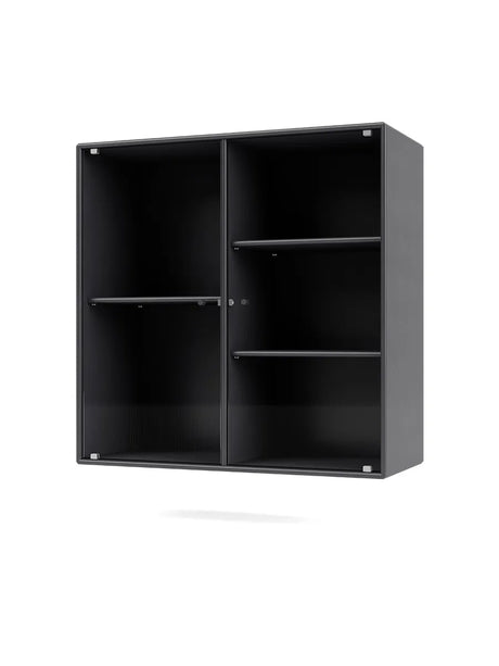 Ripple II Vitrineskab, inkl. ophæng fra Montana - Coffee - Jacobsen Plus