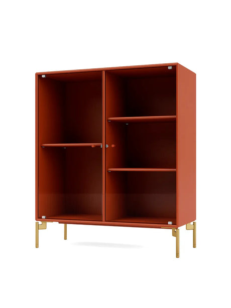 Ripple II Vitrineskab, inkl. ben fra Montana - Hokkaido / Messing - Jacobsen Plus