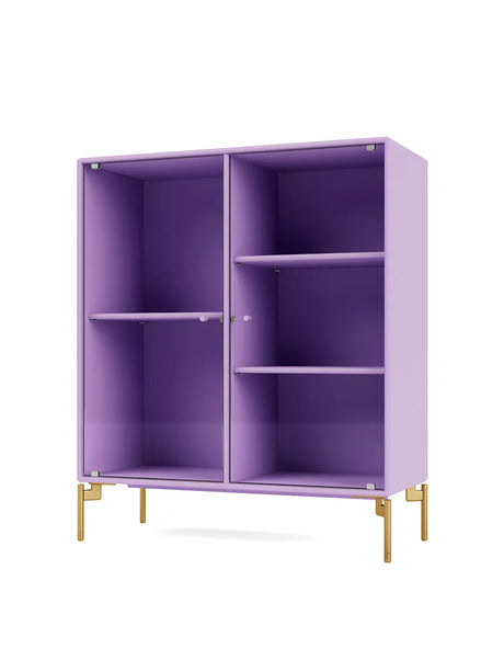 Ripple II Vitrineskab, inkl. ben fra Montana - Iris / Messing - Jacobsen Plus