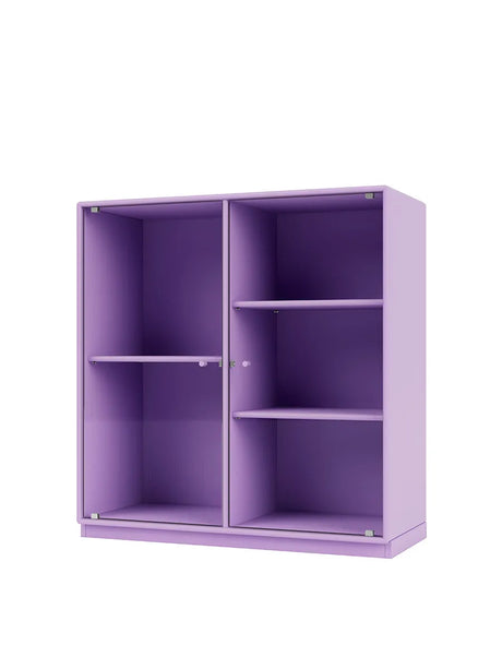 Ripple II Vitrineskab, inkl. sokkel fra Montana - Iris / Sokkel 3 cm - Jacobsen Plus