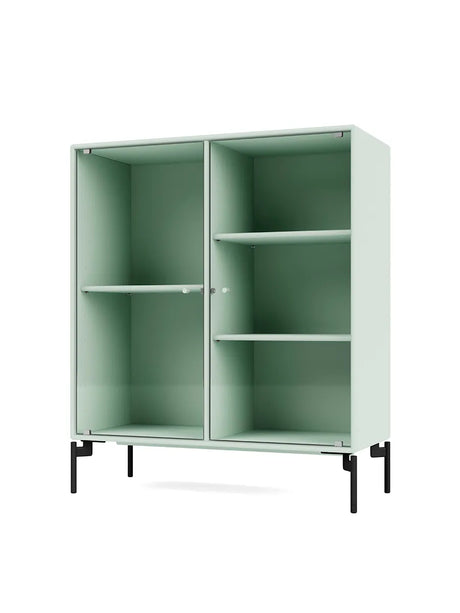 Ripple II Vitrineskab, inkl. ben fra Montana - Mist / Black - Jacobsen Plus