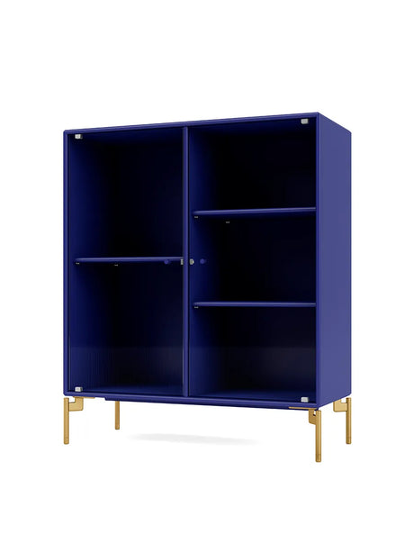 Ripple II Vitrineskab, inkl. ben fra Montana - Monarch / Messing - Jacobsen Plus