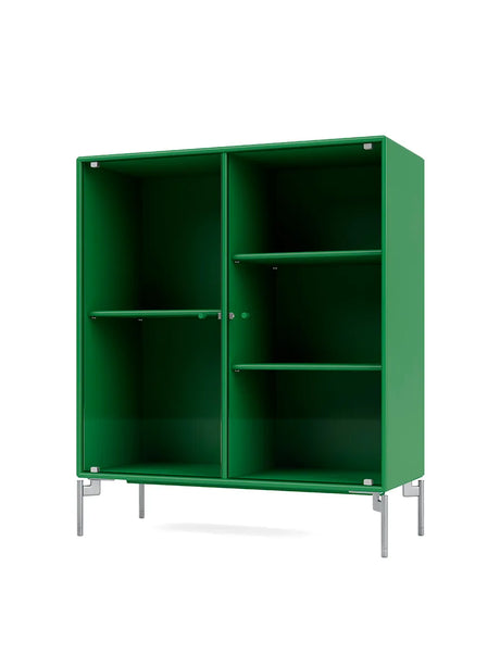 Ripple II Vitrineskab, inkl. ben fra Montana - Parsley / Krom - Jacobsen Plus