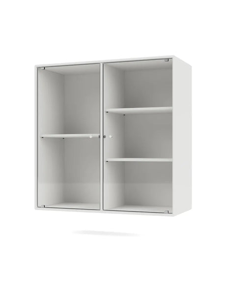 Ripple II Vitrineskab, inkl. ophæng fra Montana - White - Jacobsen Plus