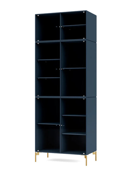 Ripple IV Vitrineskab, inkl. ben fra Montana - Juniper / Messing - Jacobsen Plus