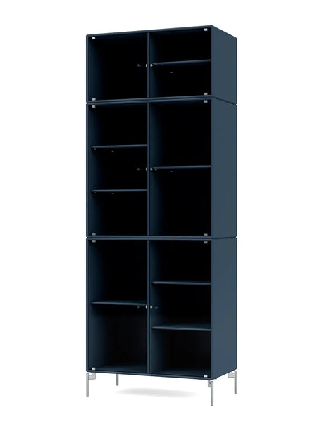 Ripple IV Vitrineskab, inkl. ben fra Montana - Juniper / Krom - Jacobsen Plus