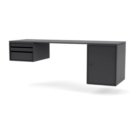 Workshop Skrivebord fra Montana - Anthracite - Jacobsen Plus