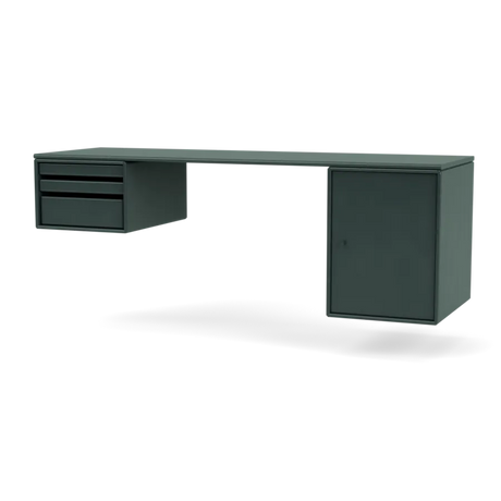 Workshop Skrivebord fra Montana - Black Jade - Jacobsen Plus