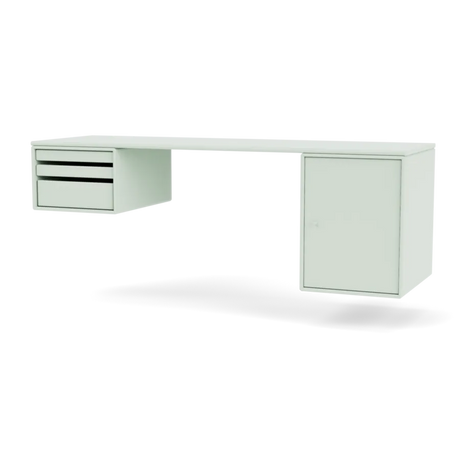 Workshop Skrivebord fra Montana - Mist - Jacobsen Plus