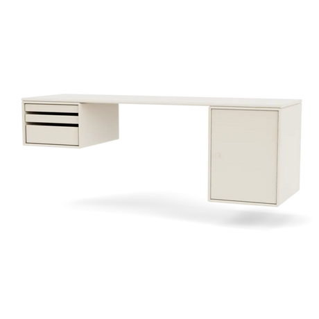 Workshop Skrivebord fra Montana - Oat - Jacobsen Plus