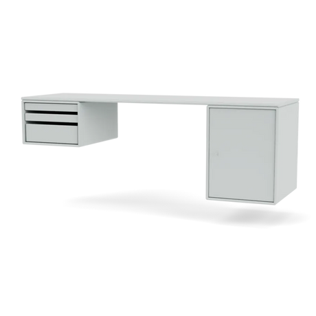 Workshop Skrivebord fra Montana - Oyster - Jacobsen Plus