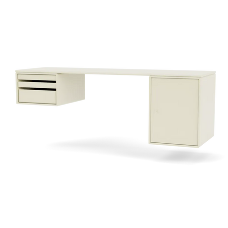 Workshop Skrivebord fra Montana - Vanilla - Jacobsen Plus
