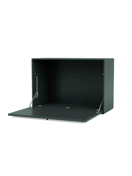 Skrivebordsmodul 4119 fra Montana - Dybde: 38 cm / Black Jade - Jacobsen Plus