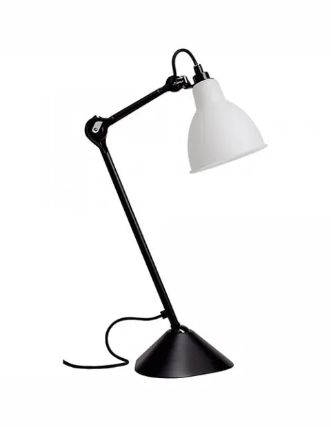 Nr. 205 bordlampe fra Lampe Gras - Sort stel / Mathvid - Jacobsen Plus