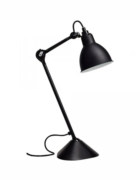 Nr. 205 bordlampe fra Lampe Gras - Sort stel / Sort - Jacobsen Plus