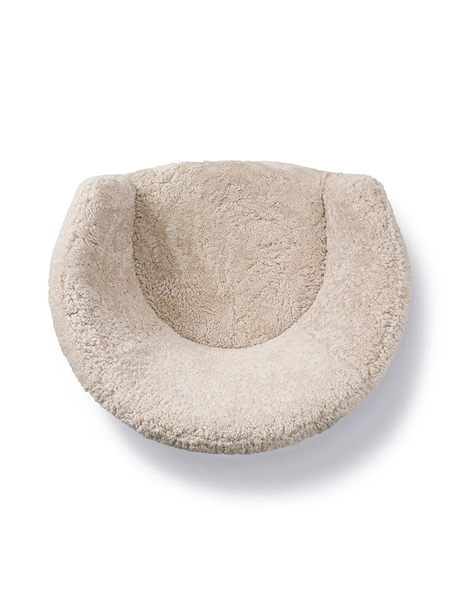 Ditzel Lounge Chair, lammeskind fra Fredericia Furniture - 6 - Jacobsen Plus