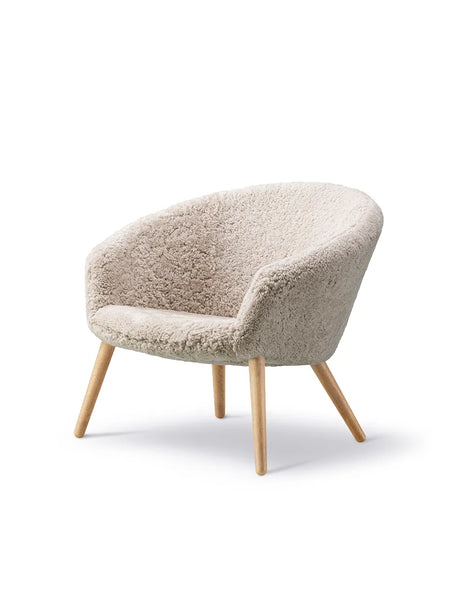 Ditzel Lounge Chair, lammeskind fra Fredericia Furniture - Eg - Jacobsen Plus