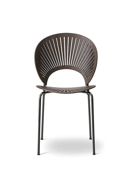 Trinidad Stol af Nanna Ditzel - Røget eg bejdset lakeret / Stel: flint - Jacobsen Plus