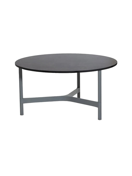 Twist Sofabord, large fra Cane-line - Light grey / Dark grey (kompaktlaminat) - Jacobsen Plus