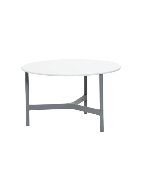 Twist Sofabord, medium fra Cane-line - Light grey / White (Hi-Core) - Jacobsen Plus