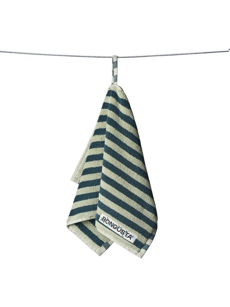 Naram towel - Sea foam & Deep teal fra Bongusta - 30 x 50 cm - Jacobsen Plus