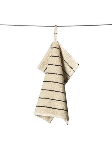 Naram towel - Creme & Ink fra Bongusta - 30 x 30 cm - Jacobsen Plus