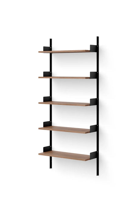 Wall shelf 1900 fra New Works - Valnød-sort - Jacobsen Plus
