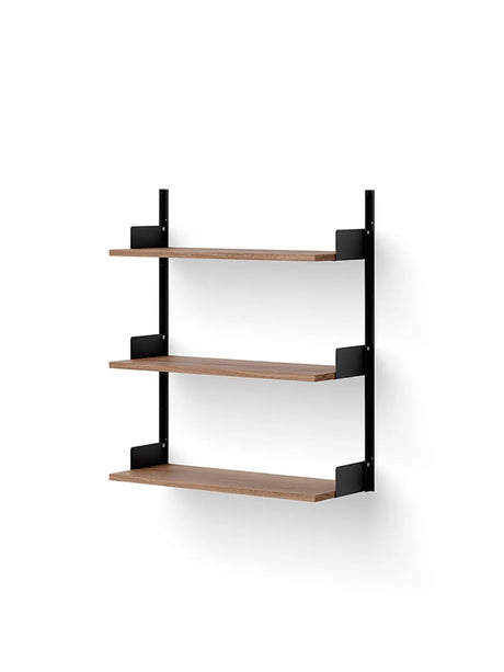 Wall shelf 900 fra New Works - Valnød-sort - Jacobsen Plus