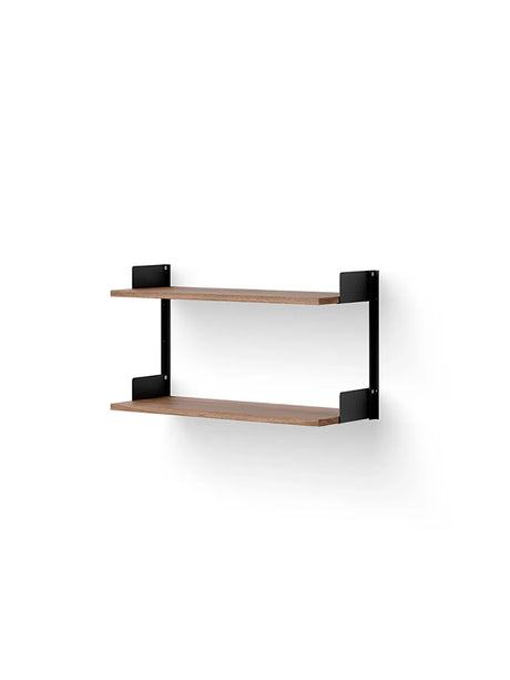 Wall shelf 450 fra New Works - Valnød-sort - Jacobsen Plus
