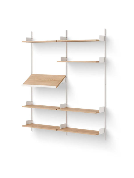 Living shelf fra New Works - Eg-hvid - Jacobsen Plus