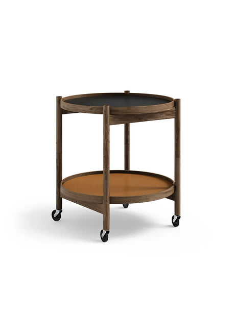 Bakkebord, Ø50 af Hans Bølling - Røget eg / CLAY (orange-sort) - Jacobsen Plus