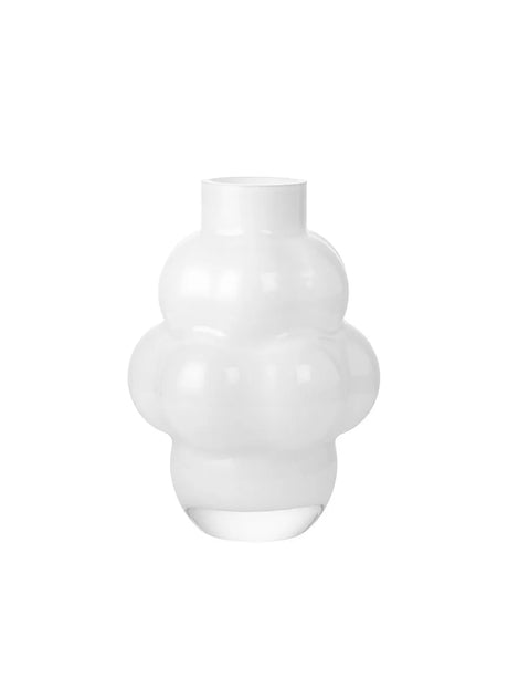 Balloon Vase 04, glas fra Louise Roe - Opal White - Jacobsen Plus