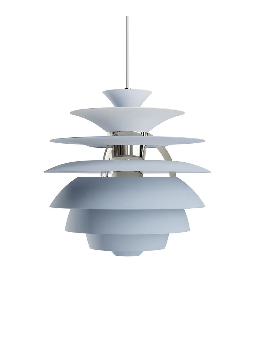 PH Snowball, dusty blue/chrome af Poul Henningsen - 3 - Jacobsen Plus