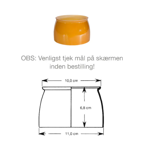 PH 3½-3 Underskærm i ravfarvet glas fra Louis Poulsen - 2 - Jacobsen Plus
