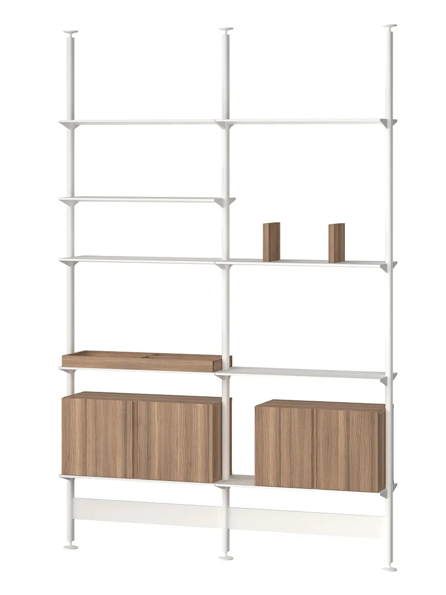 Pira G2 Floor-to-Ceiling Shelving Bundle A fra String - 4 - Jacobsen Plus