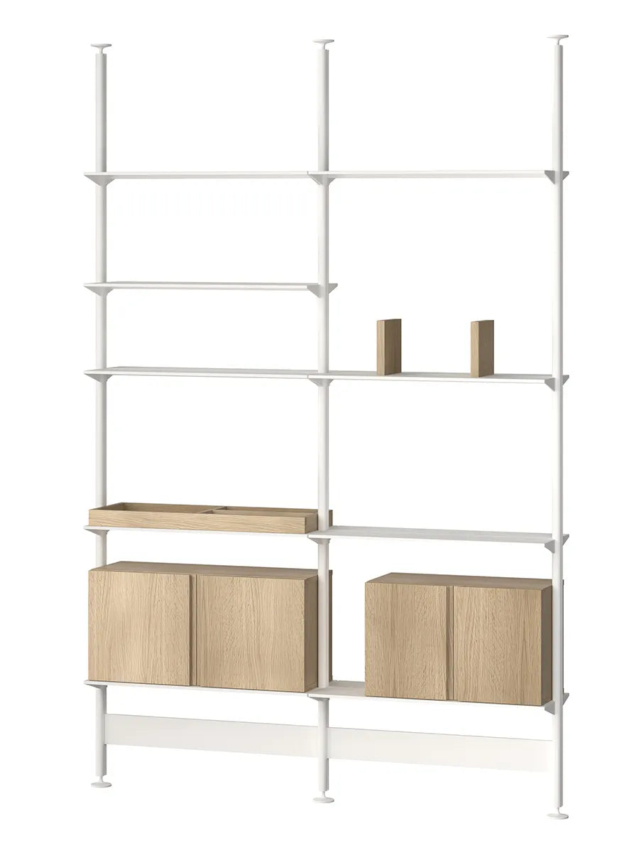 Pira G2 Floor-to-Ceiling Shelving Bundle A fra String - 1 - Jacobsen Plus
