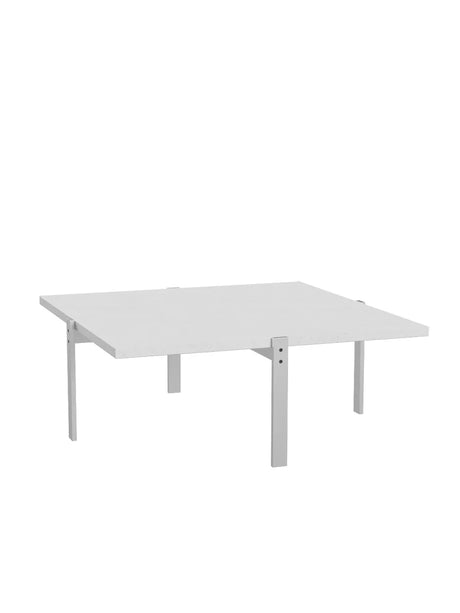 PK65 Sofabord af Poul Kjærholm - Hvidt valset marmor - Jacobsen Plus