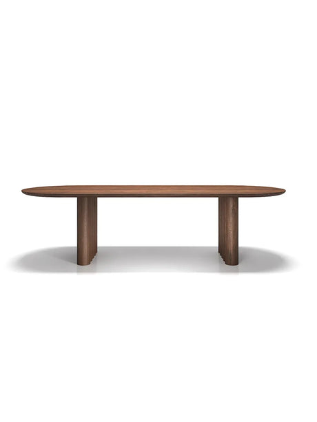 Plush Table Oval fra DK3 - Røget eg / 200 x 100 cm - Jacobsen Plus