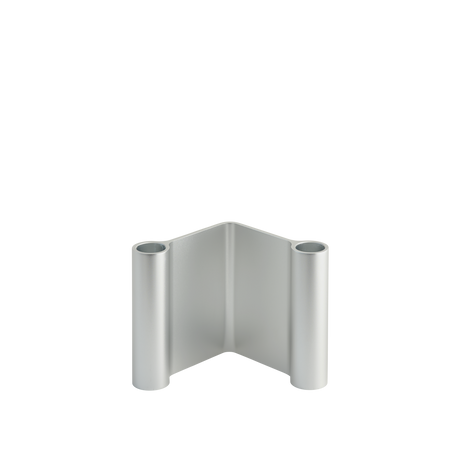 Pair lysestage, H11 fra Muuto - Sølv - Jacobsen Plus