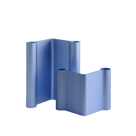 Pair lysestage, H18 fra Muuto - Blå - Jacobsen Plus