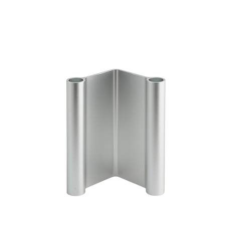 Pair lysestage, H18 fra Muuto - Sølv - Jacobsen Plus