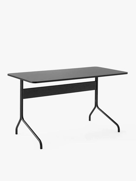 Pavilion Skrivebord AV16 fra &Tradition - Sort linoleum-sort egefinér - Jacobsen Plus